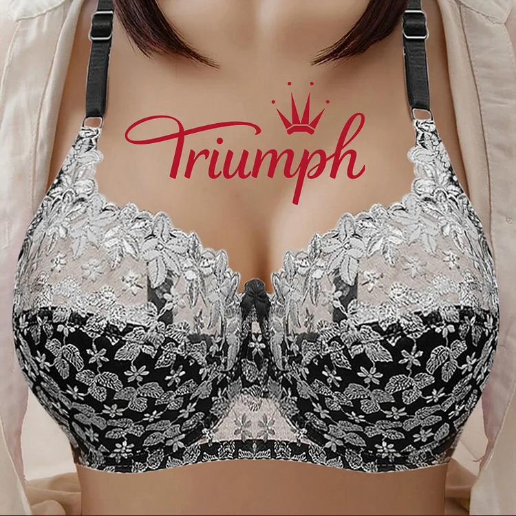 3 peças por € 45 Sutiã de renda bordado Triumph (M-6XL)