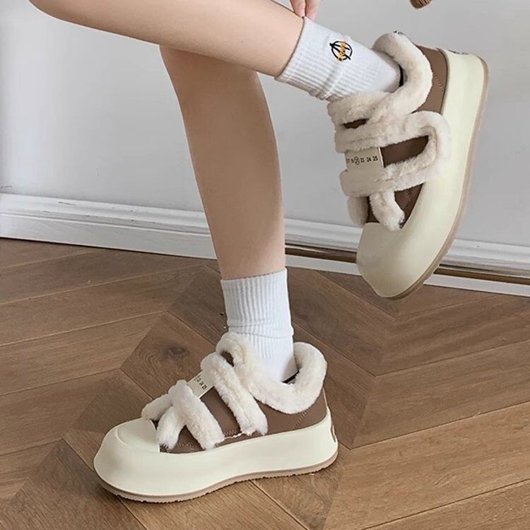 Sapatos de inverno quentes para mulher