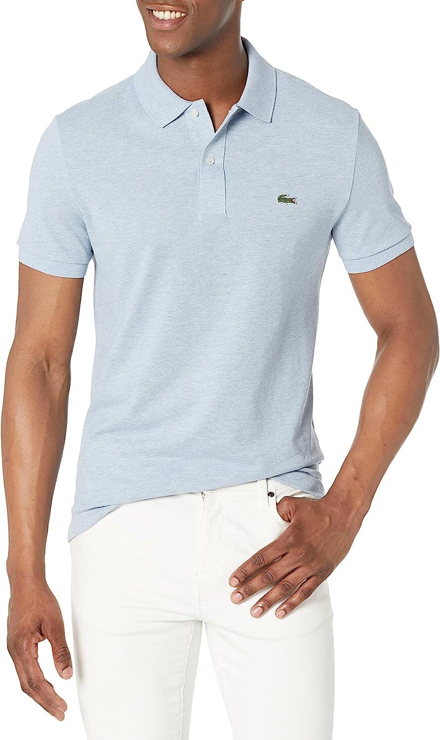 CAMISA POLO MASCULINA LACOSTE CLASSIC PIQUE SLIM FIT MANGA CURTA