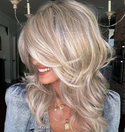 Hot New Fluffy Layered Wave Human Hair Wig