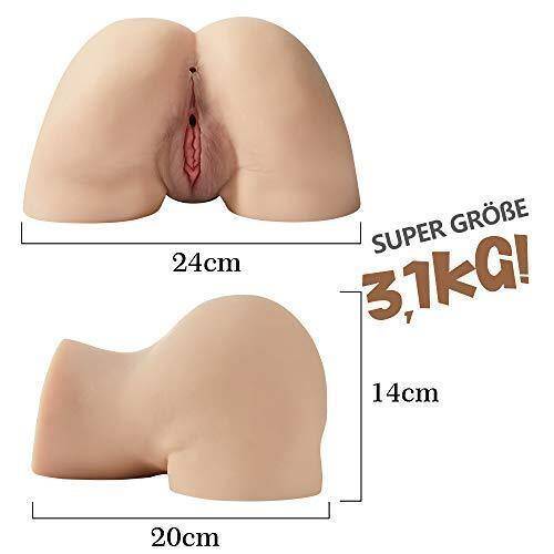 Boneca sexual masturbadora realista com lábios duplos super real clitóris 3,1 kg Moruioy