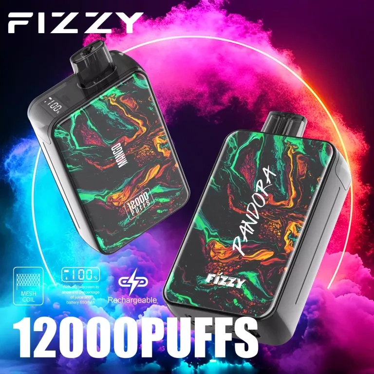 Fizzy Pandora 12000 Puffs LCD Screen Rechargeable Disposable Vapes
