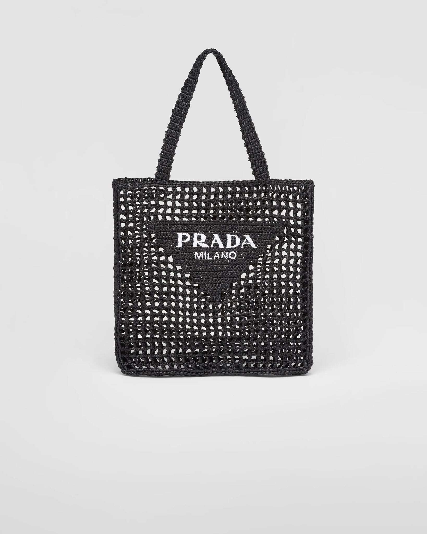 Bolsa de palha Prada (multicolorida)