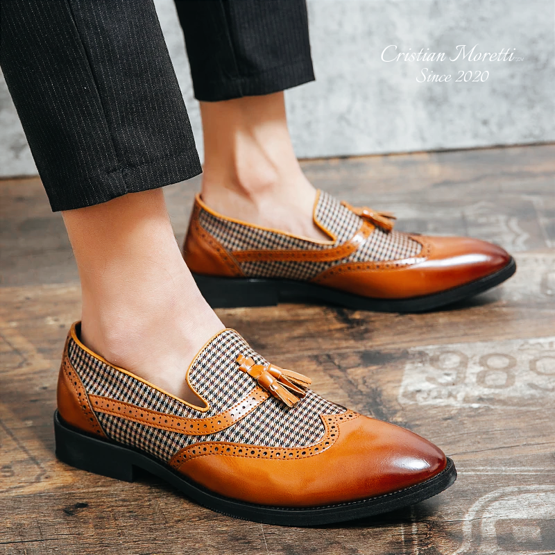 Sapatos Slip-On de Couro Premium Antonio De LucaTM