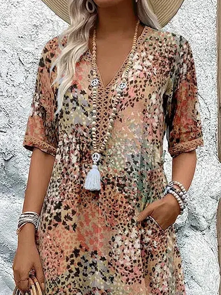 Vestido midi leve