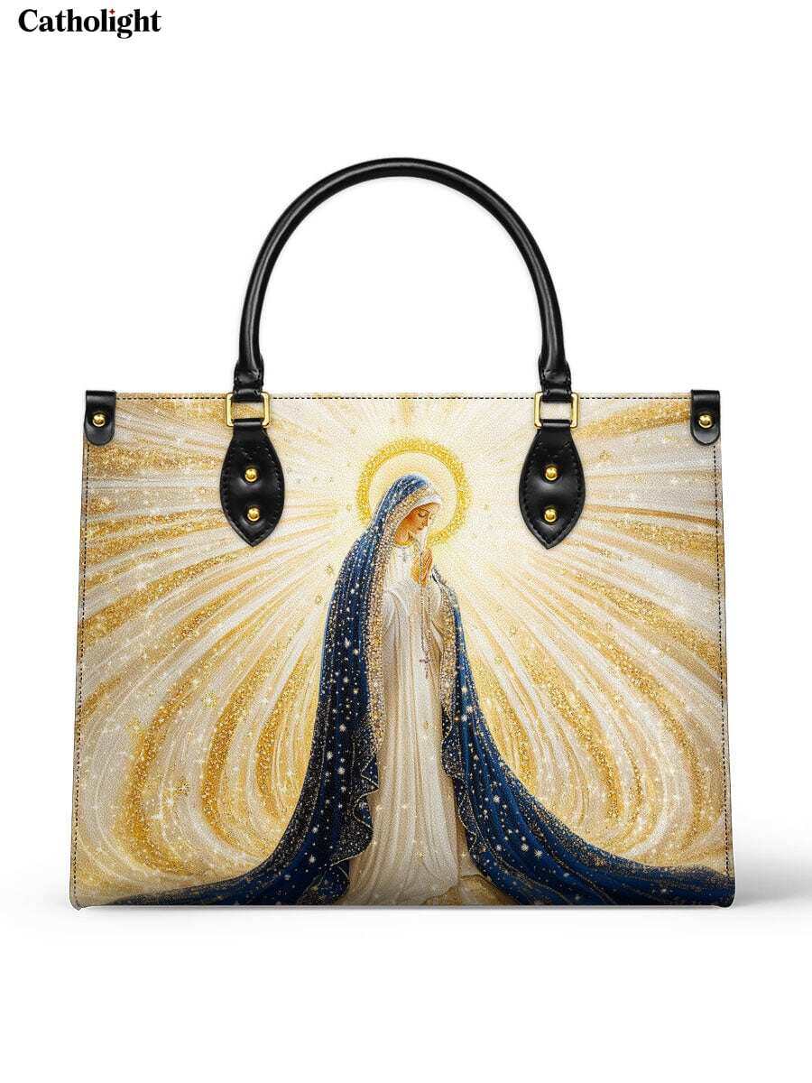 Catholight  Our Lady’s Eternal Glow Leather Bag