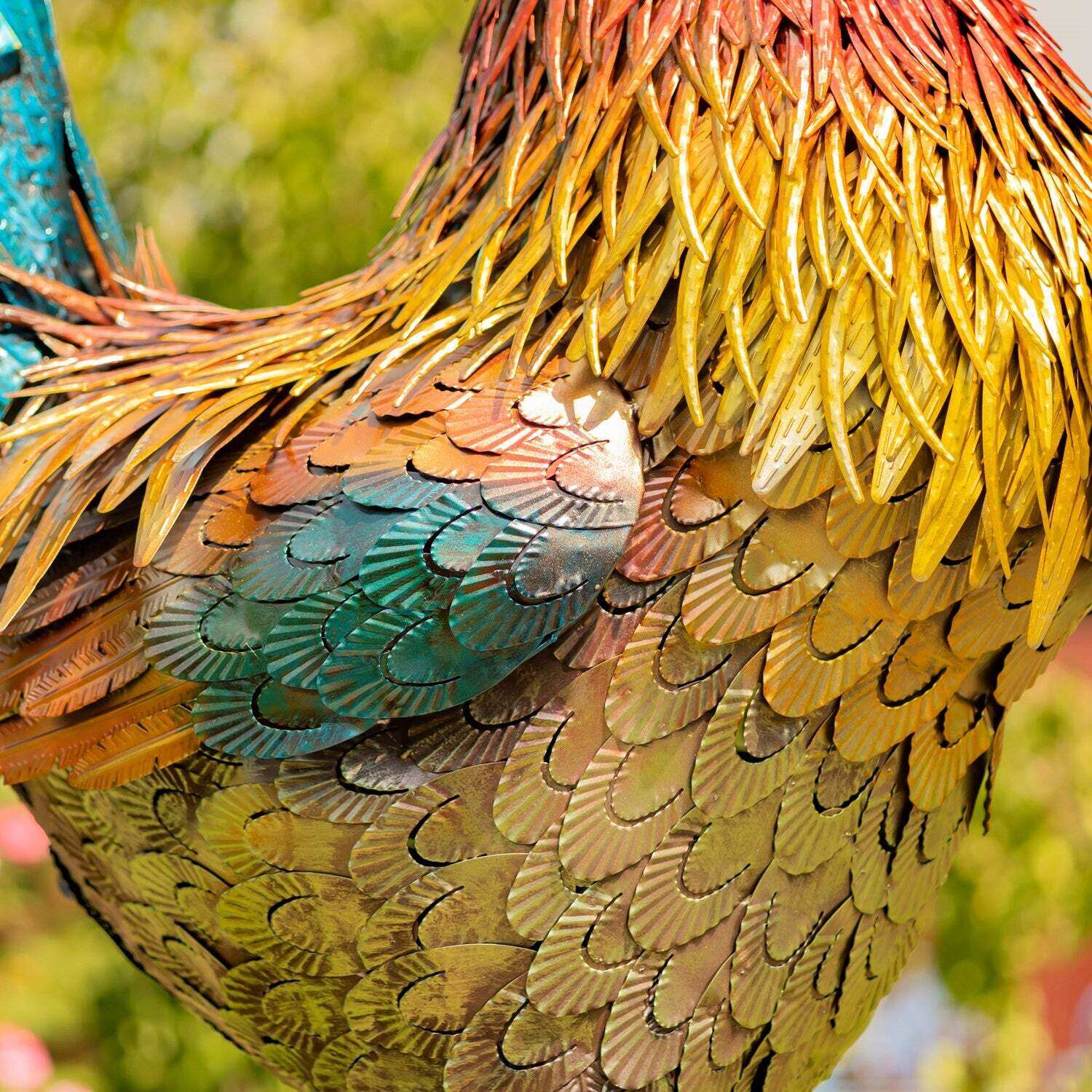 ESTÁTUA DE JARDIM DE UM GALO FERROVIÁRIO DE ALTA VELOCIDADE 66,5