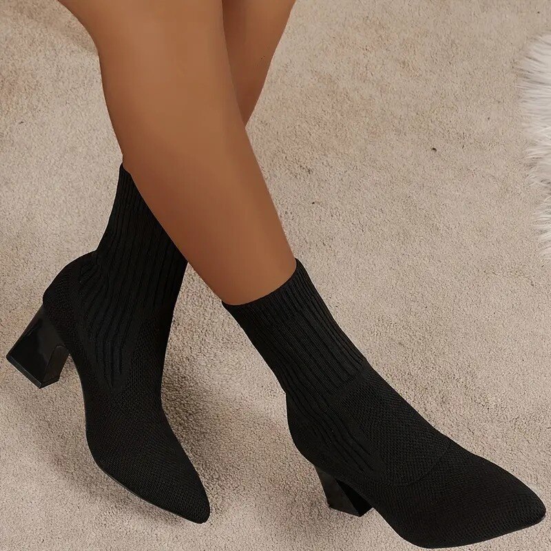 BOTAS CHELSEA FEMININAS DE SALTO ALTO E SALTO GROSSO