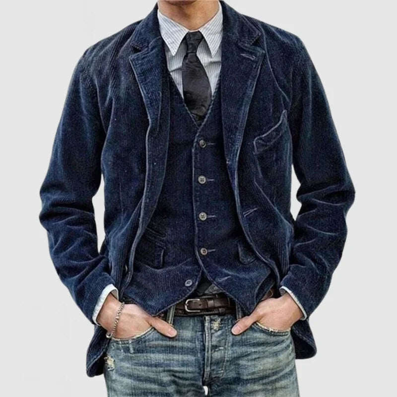 FRANCISCO | JAQUETA E COLETE VINTAGE ATEMPORAL