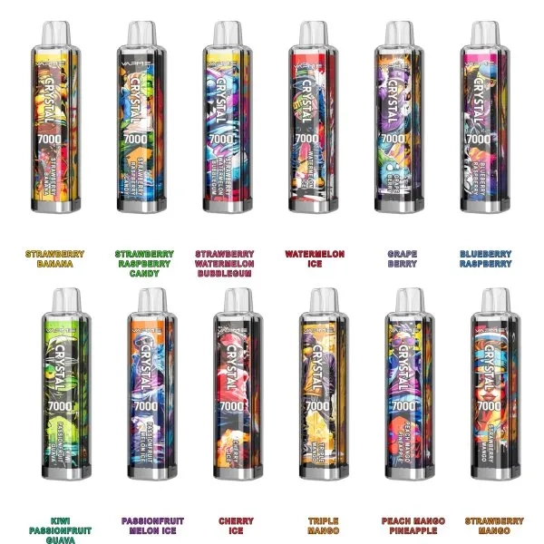 Vapme Crystal 7000-puff refillable disposable vapes