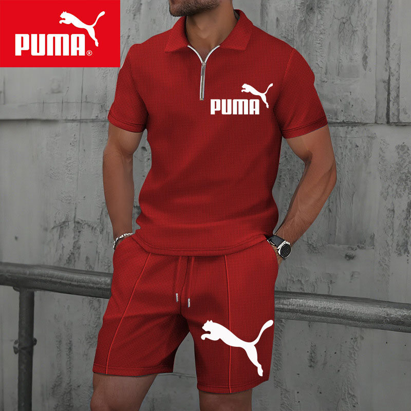 Conjunto Puma de 2 peças, blusa e calções