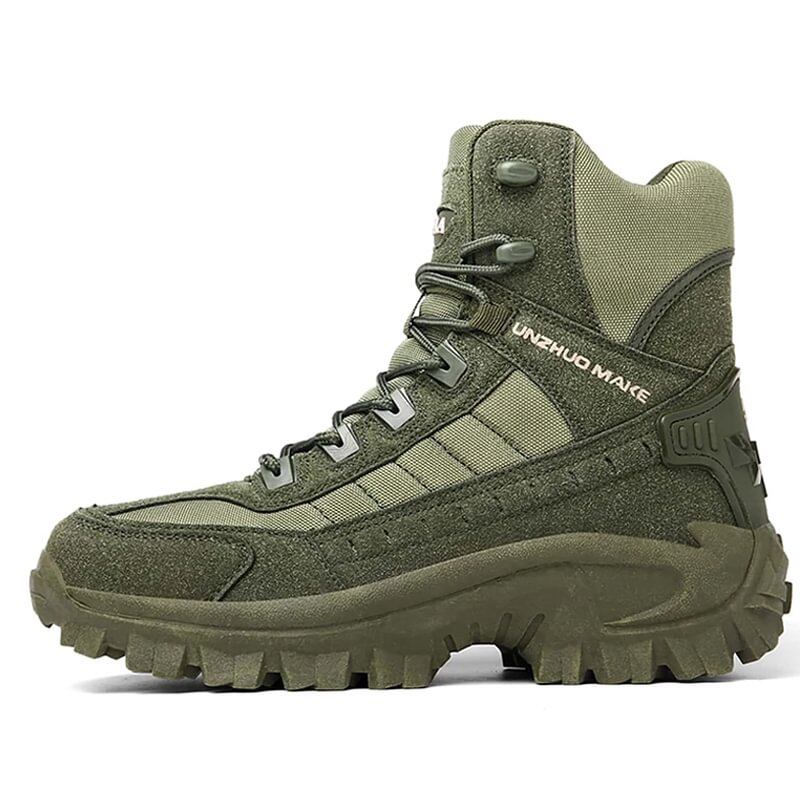 Męskie wodoodporne buty bojowe outdoorowe z ochroną przed przebiciem, buty bojowe (zwiększona trwałość)