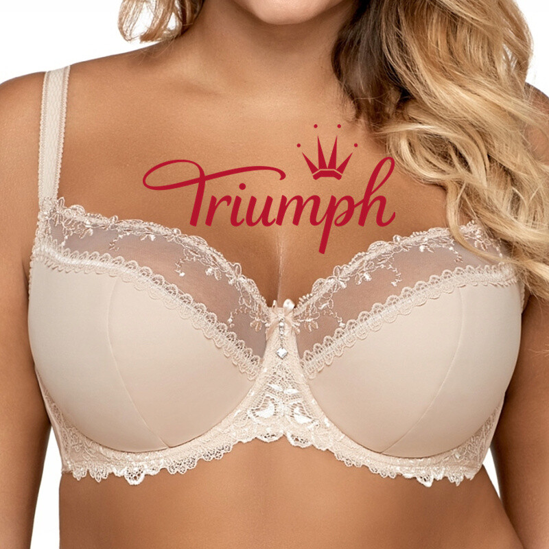 Triumph®💖50% de desconto✨2024 Novo sutiã grande de renda estiloso com alça ajustável[65A-120H]