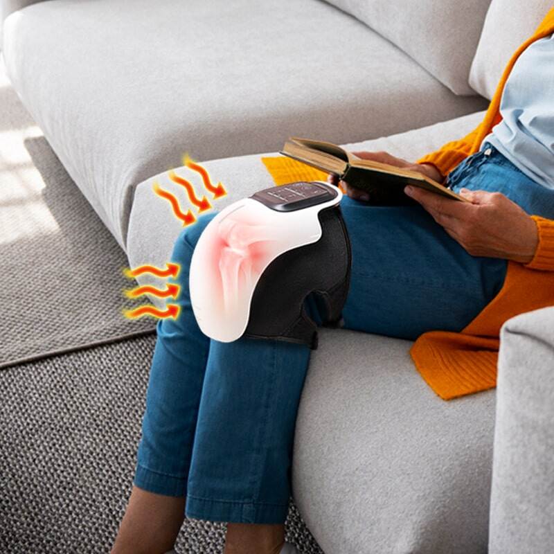 Massageador infravermelho de joelho ThermaPro ™, alívio avançado da dor, terapia térmica, intensidade ajustável para recuperação e relaxamento