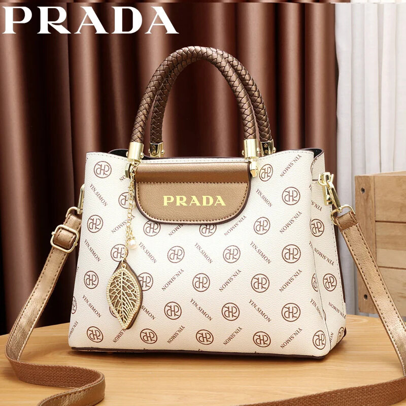 Nova bolsa de ombro Prada® da moda com grande capacidade