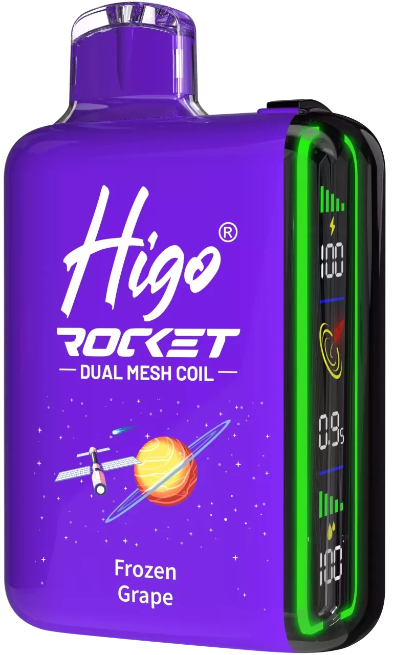HIGO Rocket 20,000-puff refillable disposable vapes
