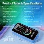 36K Puffs Full LED 2-in-1 Rechargeable Vape