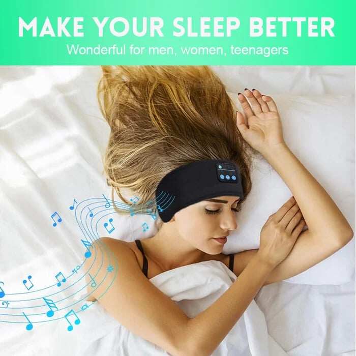 Bandana esportiva Bluetooth para dormir
