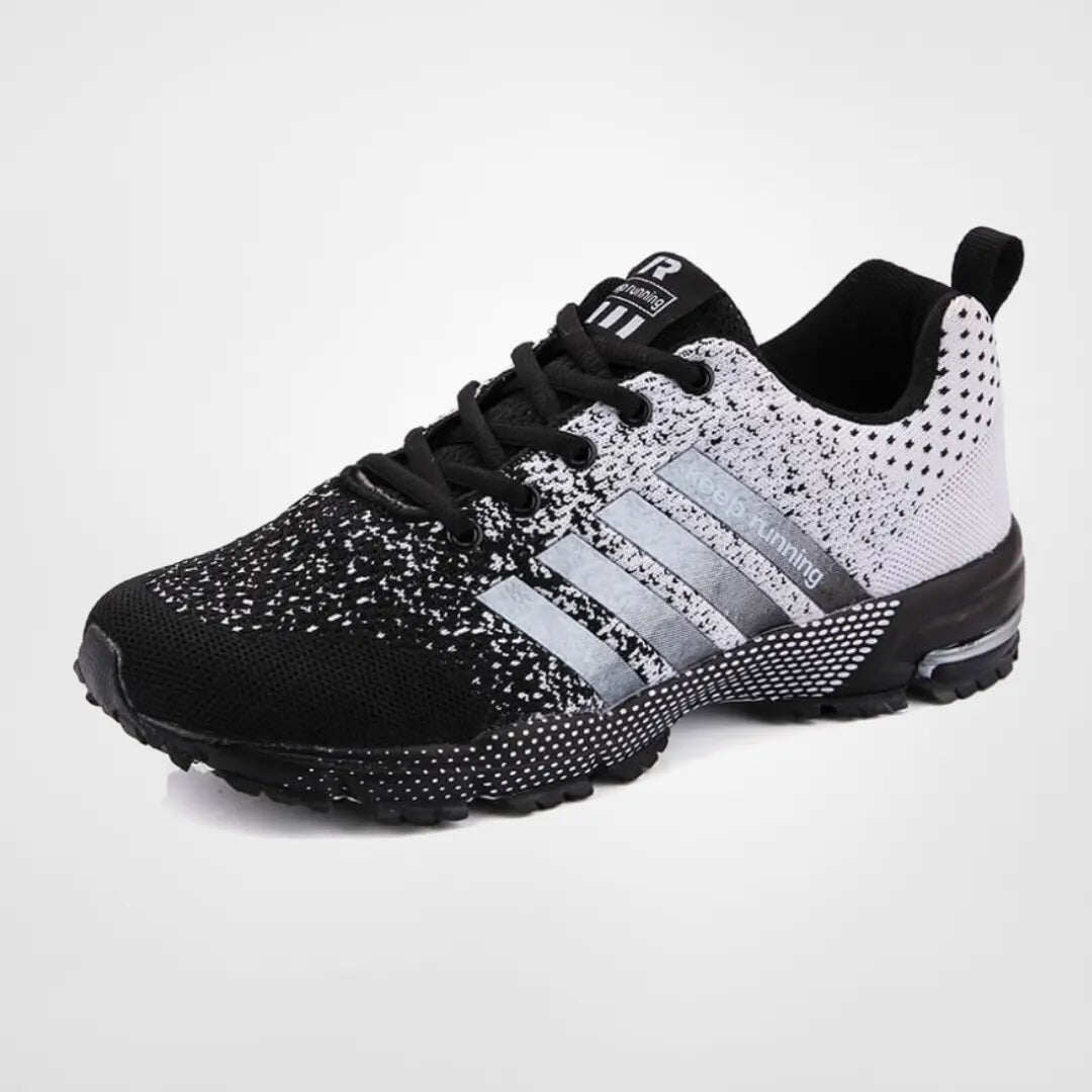 Tênis de corrida respirável unissex sola de corrida antiderrapante