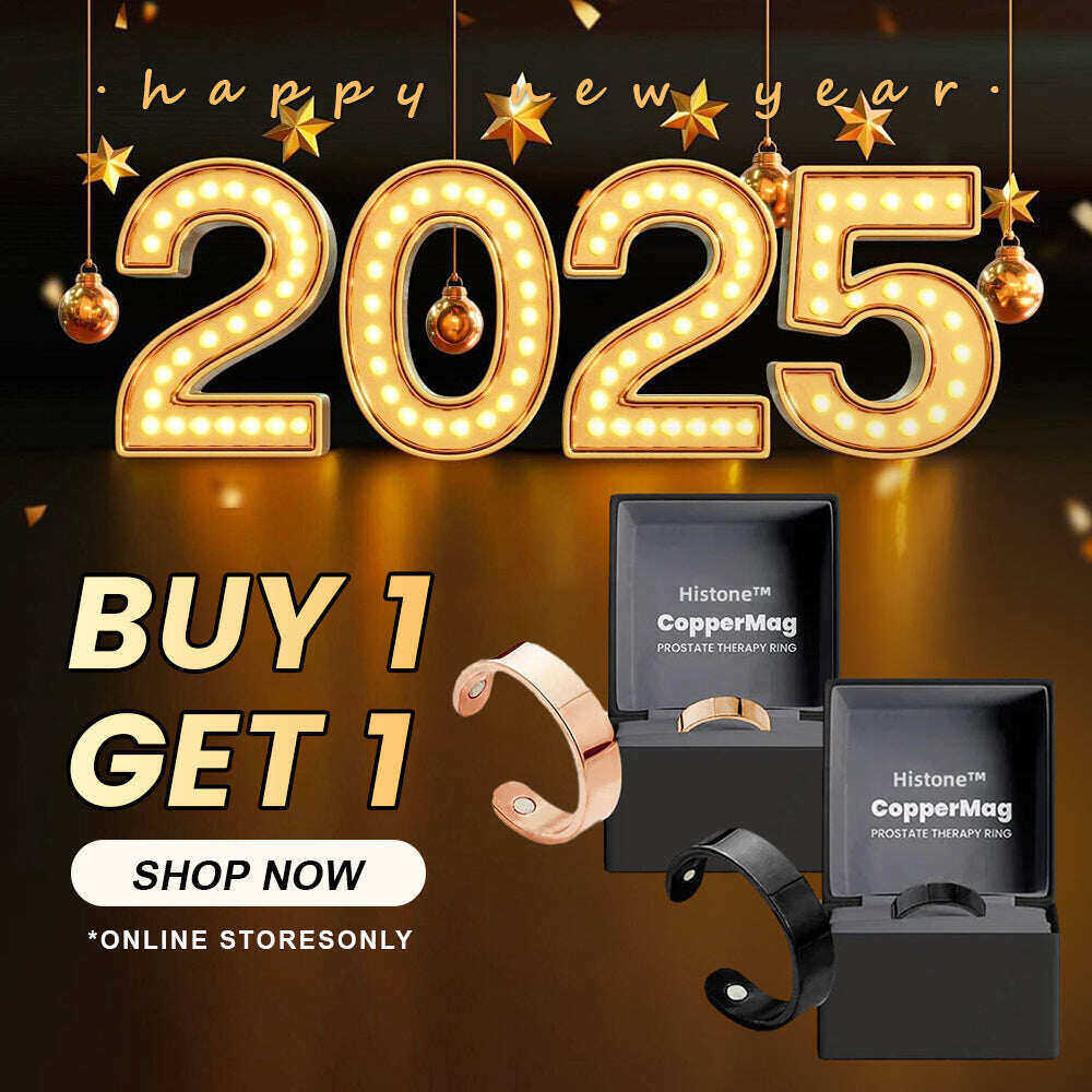🎆 Liquidação de Ano Novo 1🎁 Último dia de promoção oficial na loja da marca: 50% de desconto 🎇 Anel de próstata Hisstone™ CopperMag 🌟