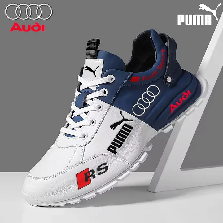 PUMA Audi férfi cipő, könnyű és kényelmes, vízálló, természetes bőrből, 2025