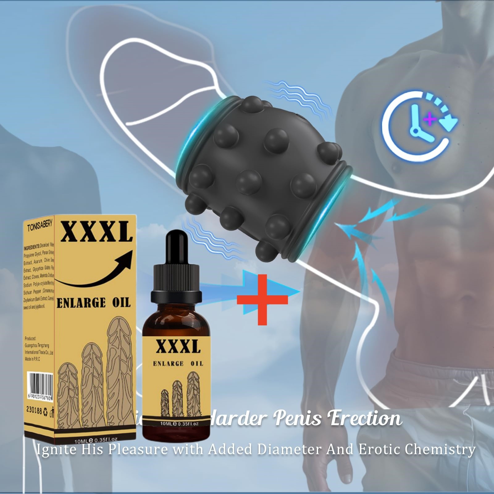 💥2024 г. Нови играчки за двойки - 🏆Вибриращ ръкав за пенис