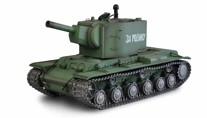 Tanque RC Heng Long 3949 KV-2 soviético TK7.0 - Versão Profissional