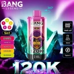 Bang Legend 120K Strawberry Watermelon & Grape Ice & Red Mojito & Banana Ice & Lemon Lime