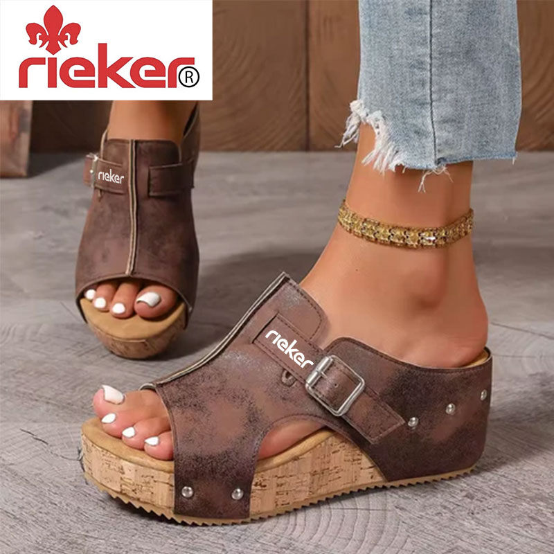 Rieker® Najlepsze skórzane buty ortopedyczne do masażu dla kobiet w 2025 r. #RE5502