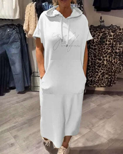 💥🔥👗【S-5XL】Novo vestido de fato de treino grande, solto e confortável, respirável, para o verão de 2025
