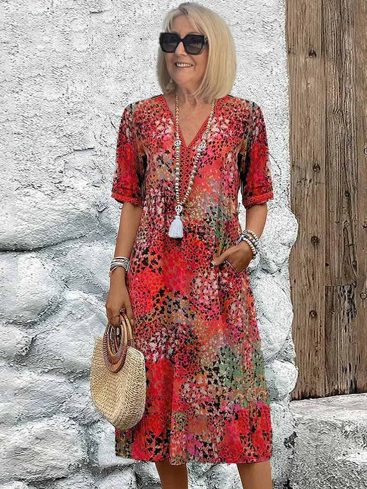 Vestido midi leve