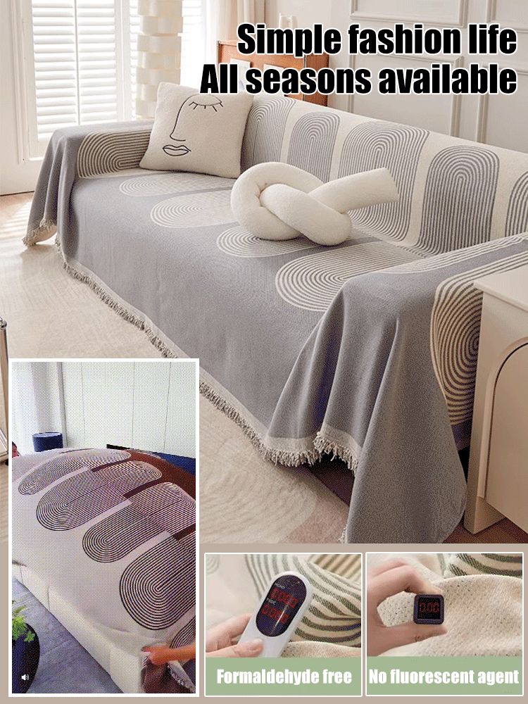 CAPA REVERSÍVEL PARA SOFÁ DE CHENILLE