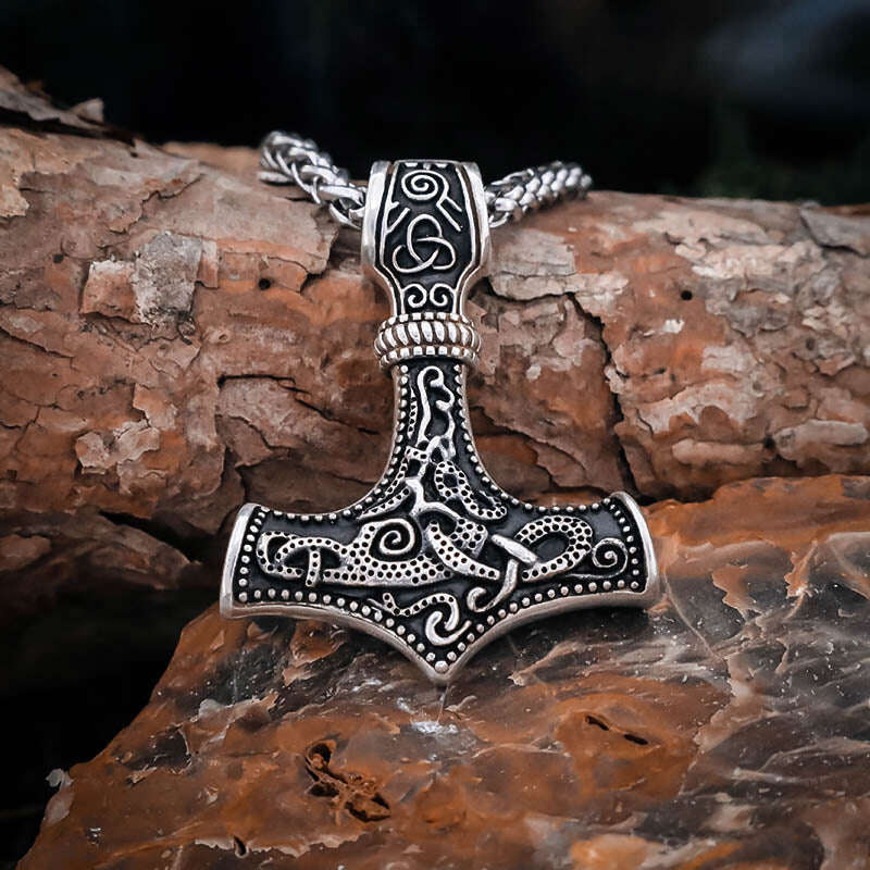 Декоративен амулет Mjölnir - неръждаема стомана