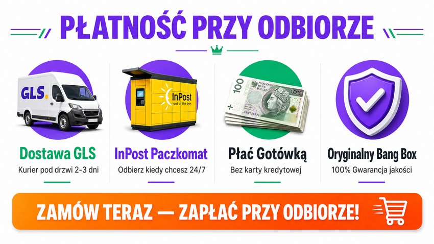 Płatność przy odbiorze GLS InPost Bang Box 200K