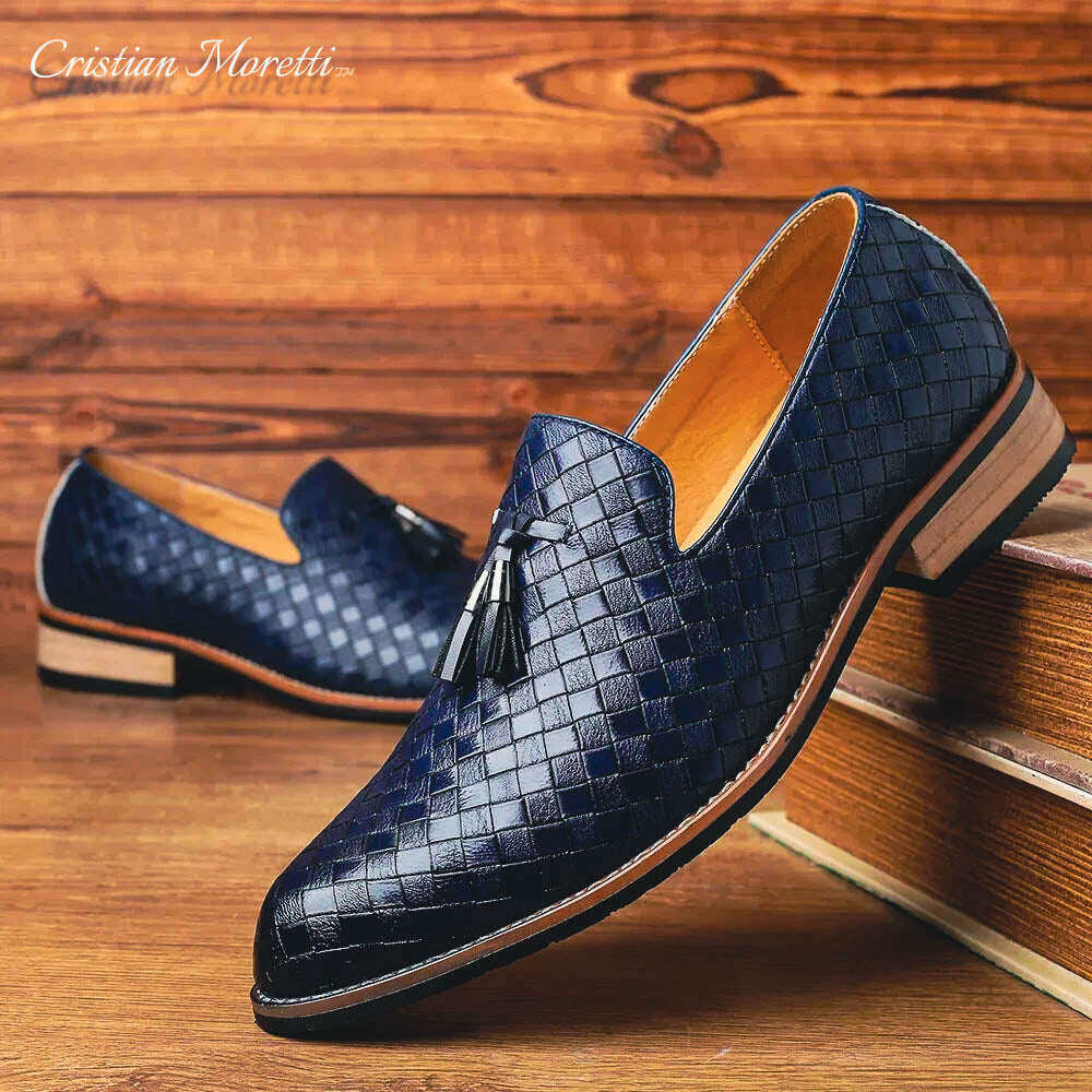 Sapatos DallasTM Leather Slip-On