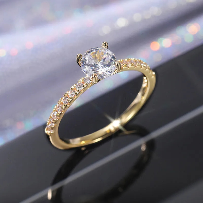 (🔥UTOLSÓ NAPI AKCIÓ - 50% KEDVEZMÉNY) MOISSANITE GYÉMÁNT MÁGNESES TERÁPIÁS GYŰRŰ