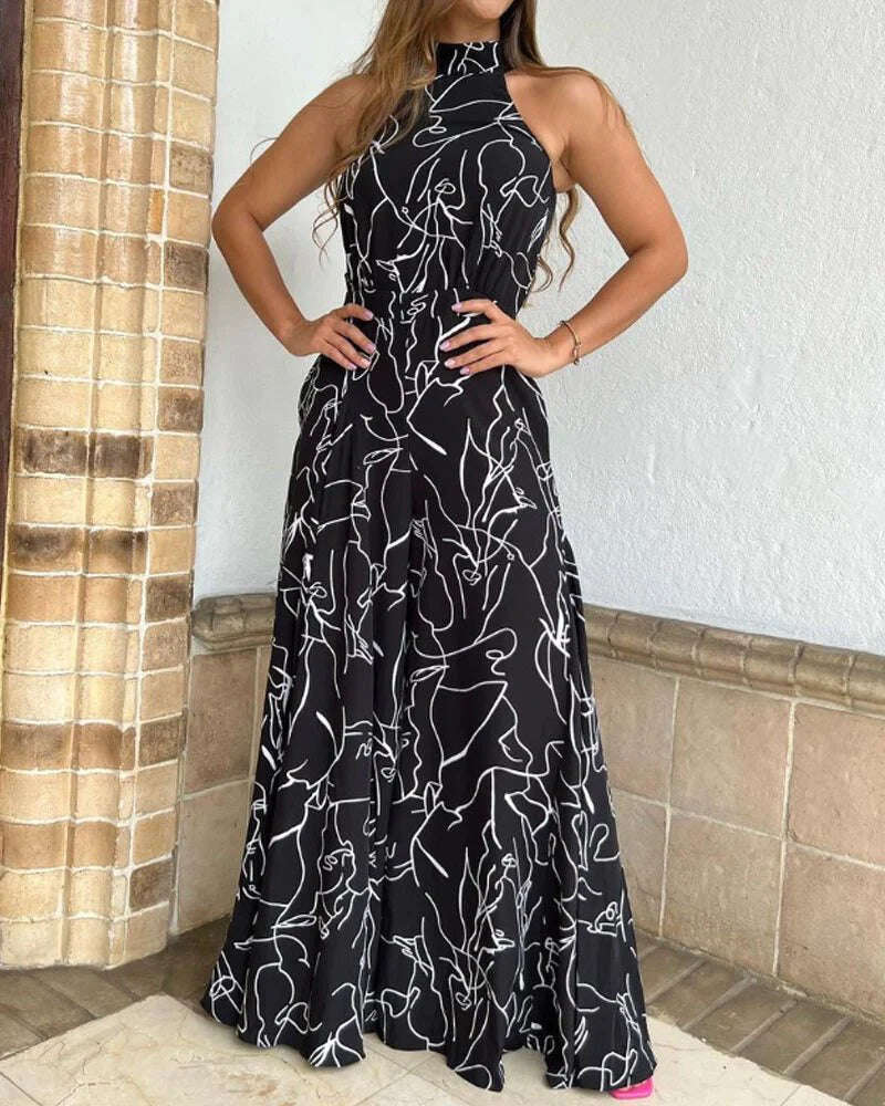 Macacão impresso sem mangas a partir de 2024