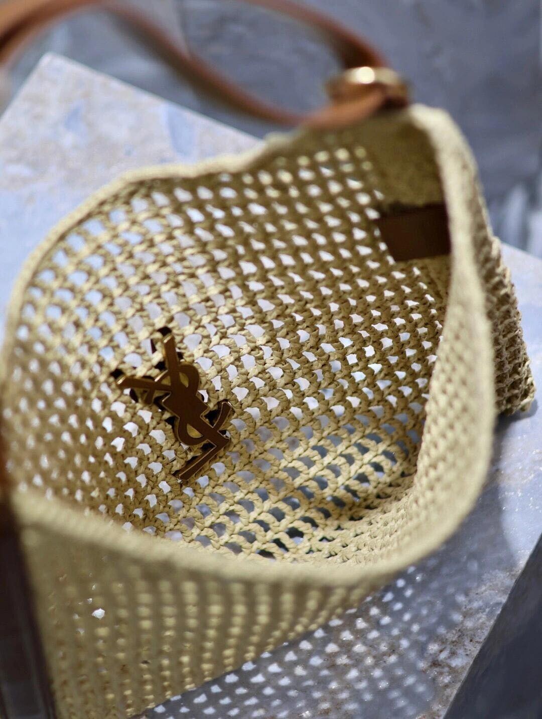 Bolsa YSL SAINT LAURENT Raffia Oxalis (Multicolorida)