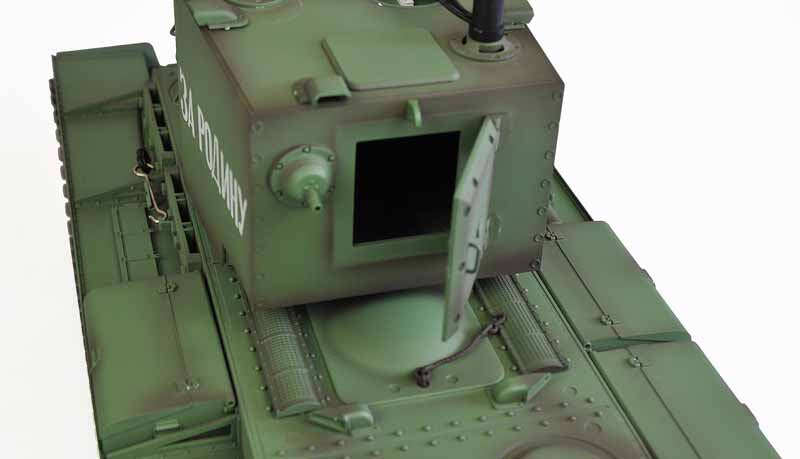 Tanque RC Heng Long 3949 KV-2 soviético TK7.0 - Versão Profissional