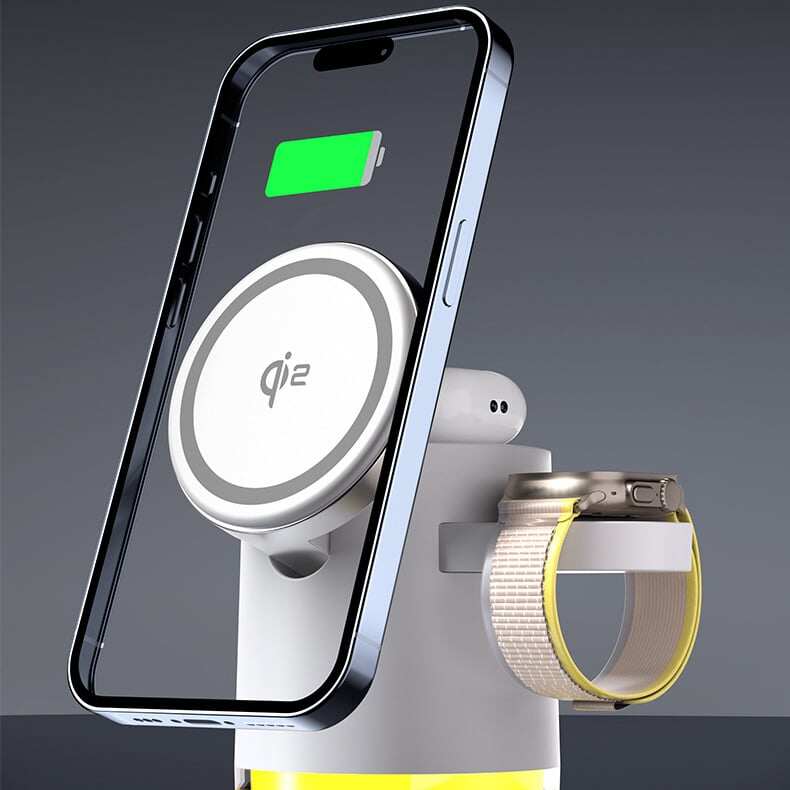 ⚡Magnético 3 em 1 Carregador sem fios dobrável