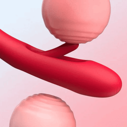 Vibrador para Ponto G com Função de Beijo e Língua Vibratória