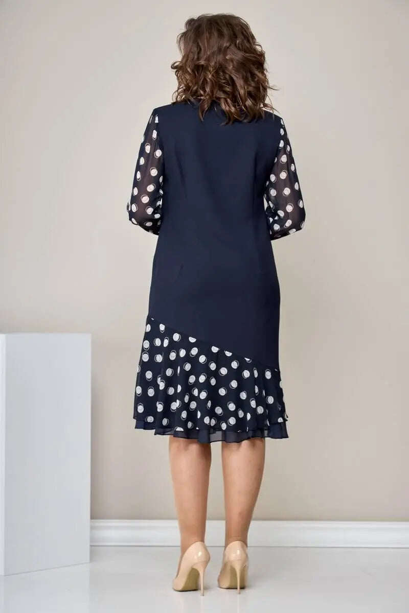 Vestido de chiffon confortável e elegante