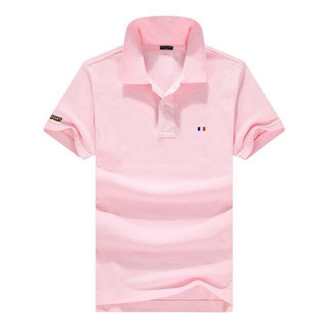 Camisa polo masculina manga curta com absorção de umidade e elasticidade com secagem rápida + proteção UV