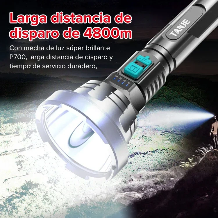 Lanterna LED HID super brilhante