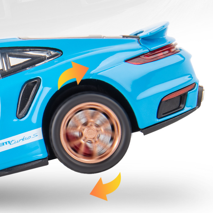 1:32 Porsche 911 Turbo S Alloy Model Car