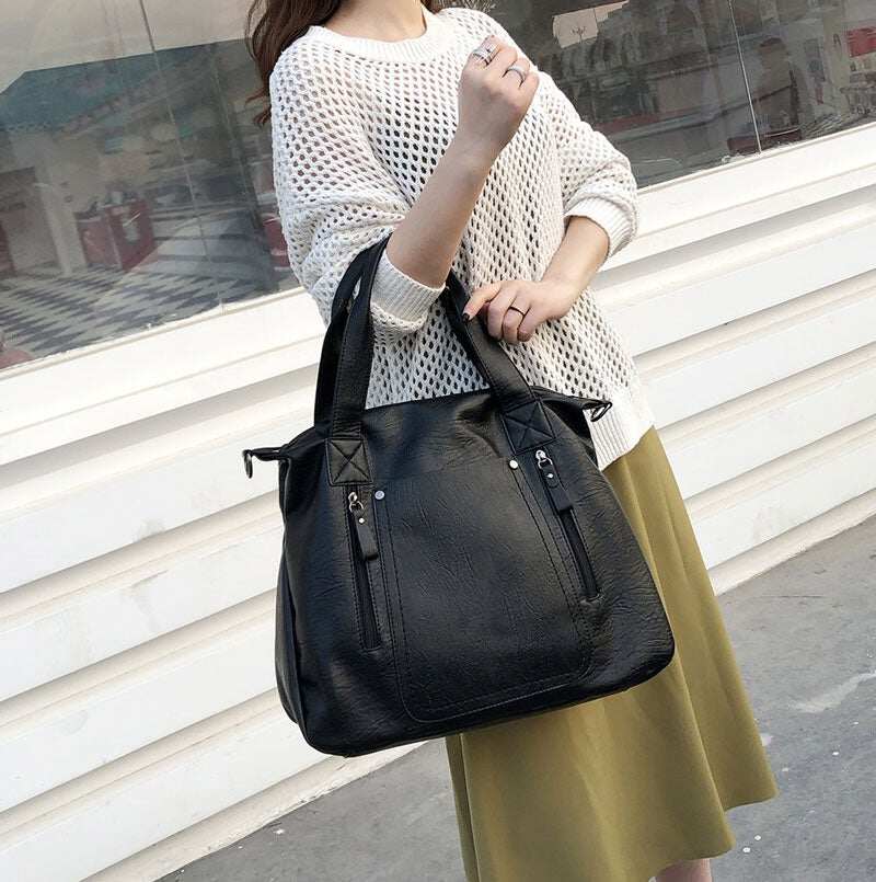 Bolsa de ombro feminina de grife