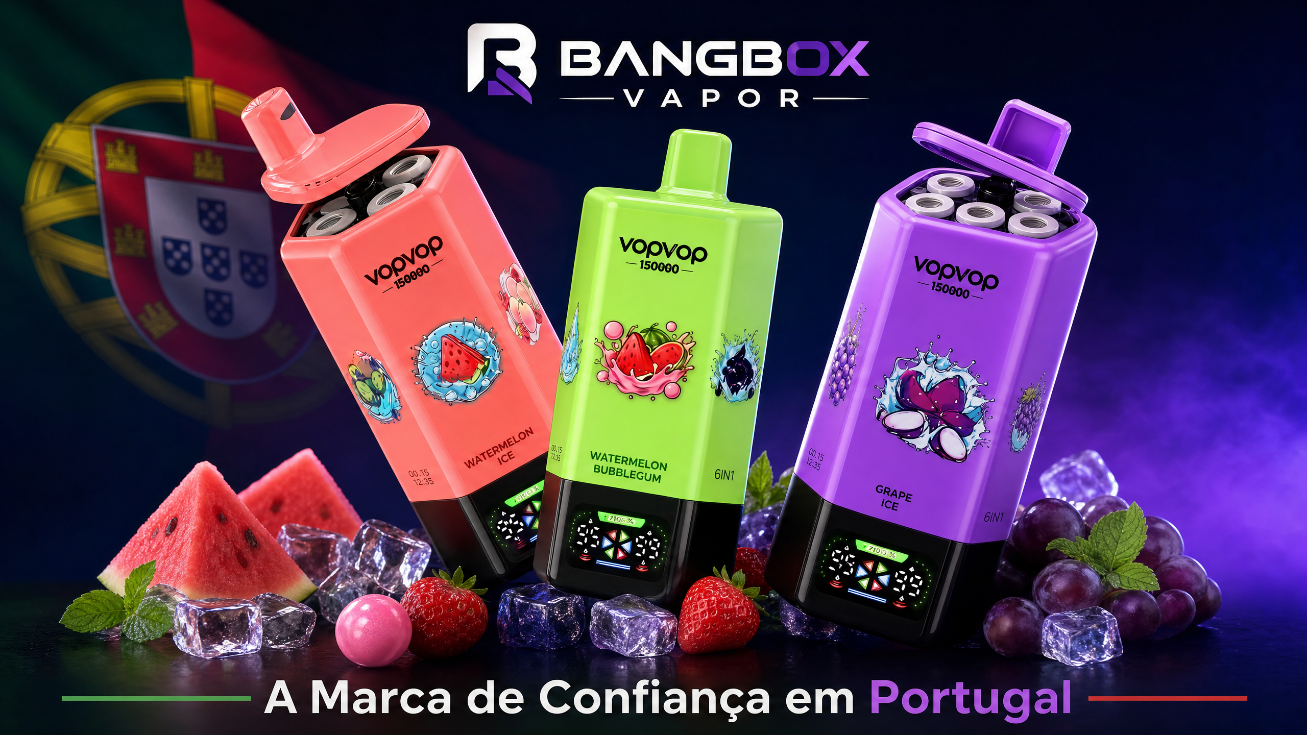 bangbox-vapor distribuidor oficial vapes descartaveis portugal