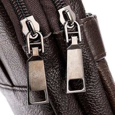 Męska torba na pasek z prawdziwej skóry Fanny Belt Bag Viconchic