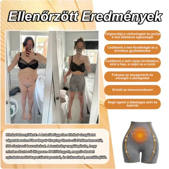 [S-6XL]LuckySong® Calções de seda com módulo de massagem microvibrante com rejuvenescimento e modelação de fibras ionizadas🌻