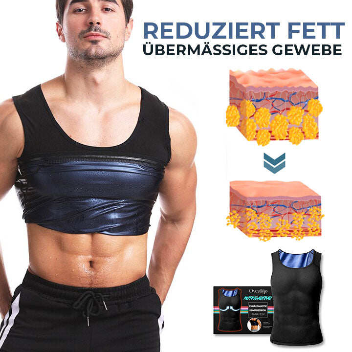 Oveallgo Gynecomastia Professzionális izomnövelő kompressziós tank felső